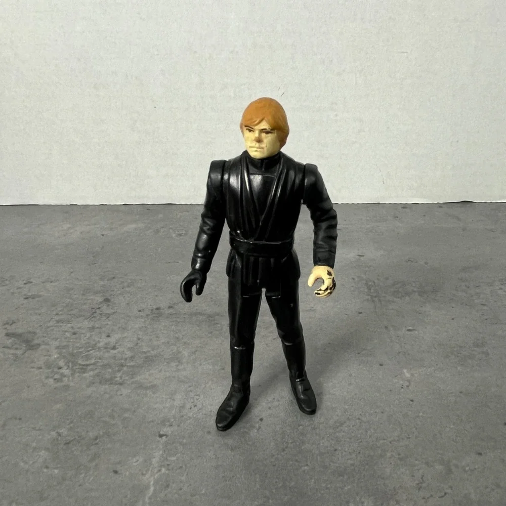 Kenner Star Wars Luke Skywalker Black Outfit Action Figure 1983‎ Vintage Toy